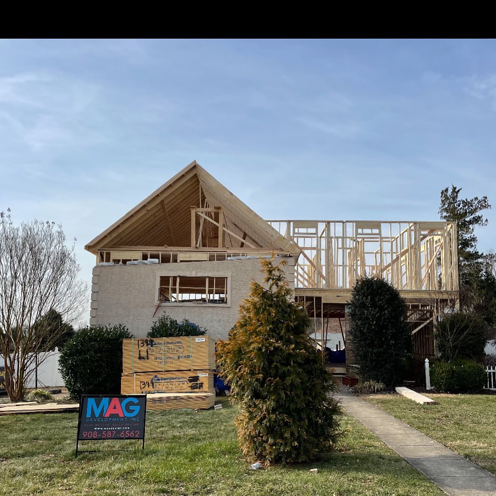 Home during rough framing