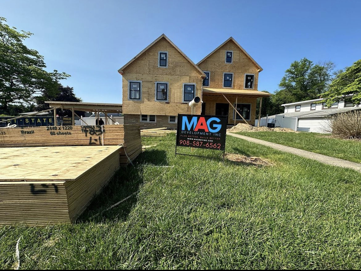 Home with siding and roof installed