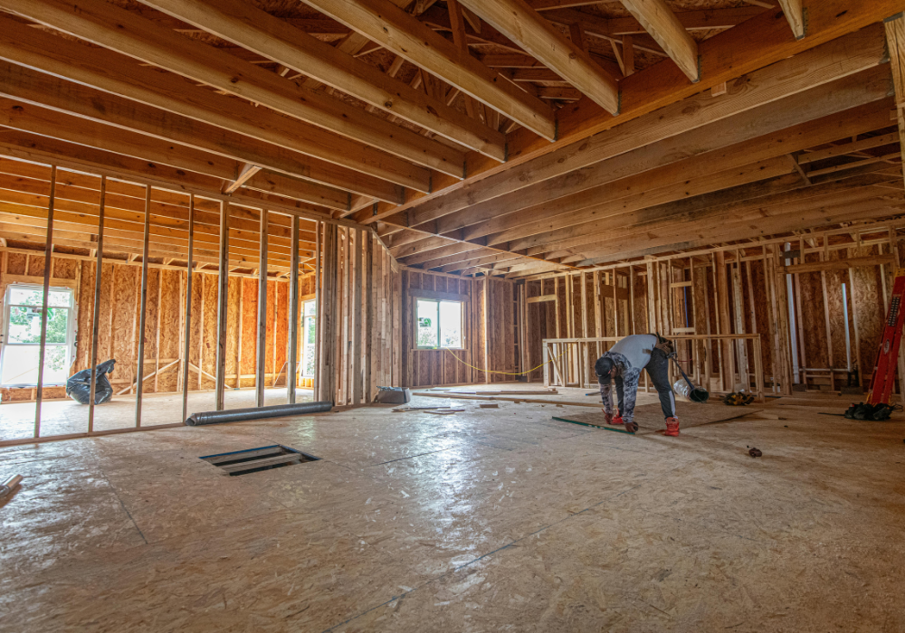 203k home construction in progress